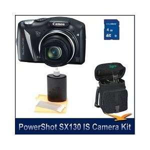  Canon PowerShot SX130IS 12.1 MP Digital Camera with 12x 