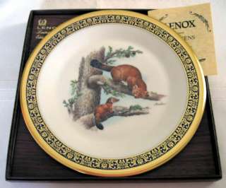   Woodland Wildlife MARTEN 1981 Plate Orig IN/OUTER Bxs+COA A BEAUTY