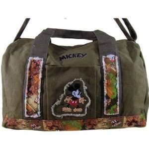 Mickey Mouse Canvas Medium Duffle Bag (AZ2240) Sports 