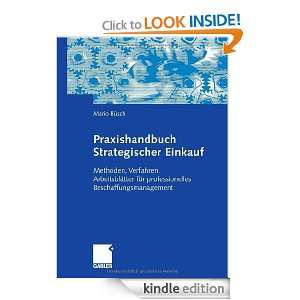 Praxishandbuch Strategischer Einkauf (German Edition) Mario Büsch 
