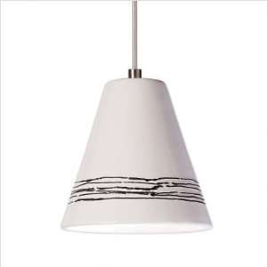  A19 LVMP15 WG Strands Mini Pendant White Gloss: Home 