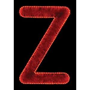   1563 Red Z Red Capital Letter Z   RL LED Lights: Home Improvement