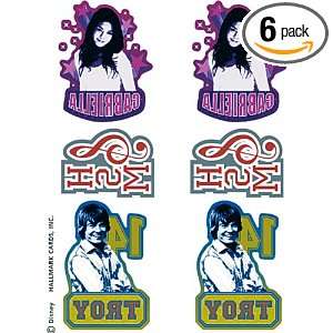  High School Musical Temporary Tattoos, 2 Sheets (Pack of 6 