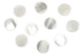   mother of pearl 15mm round flat back shell cabochon   pack of 1  
