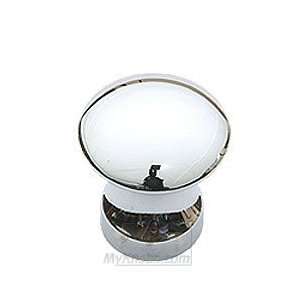  Classic brass 1 1/8 (29mm) knob in polished chrome: Home 