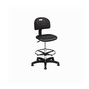    ERGOCRAFT Adjustable Footring Stools   Black: Office Products