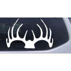 Deer horns Hunting And Fishing Car Window Wall Laptop Decal Sticker 