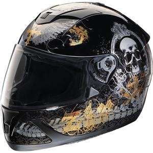  Z1R Jackal Pandora Helmet   X Small/Black: Automotive