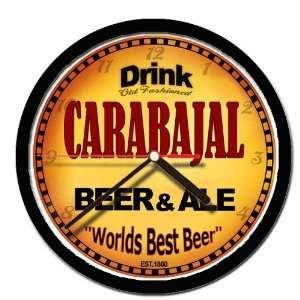  CARABAJAL beer and ale cerveza wall clock: Everything Else