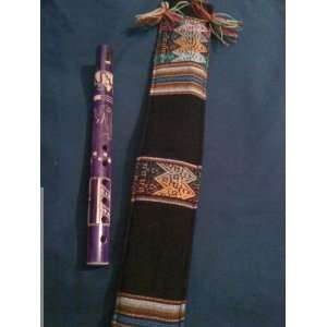 Stocking Stuffer Sale! Hand Carved Flute with Case