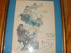 ORIGINAL SIGNATURE ON JAZZ MUSICIANS LITHOGRAPH BY LEO