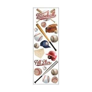   Paper House Rub On Glitter Baseball RUBGL 30; 3 Items/Order: Home