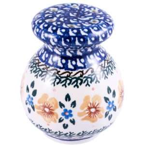  Polish Pottery Parmesan Shaker 4 1/4 H x 3 1/4 Diameter 