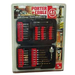  CLOSEOUT 41PC QUICK CHANGE POWER DRILL AND DRIVE SET: Home 