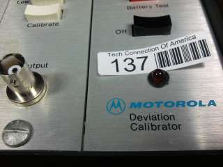 Motorola Deviation Calibrator 35 MHz 400 KHz R M S  