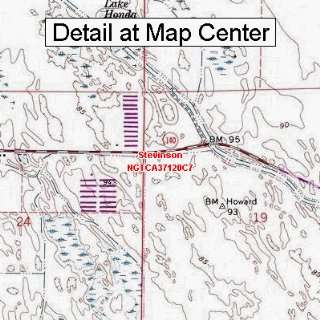  USGS Topographic Quadrangle Map   Stevinson, California 