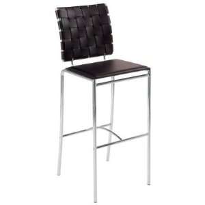  Carlsen Bar Chair in Brown Set of 2: Home & Kitchen