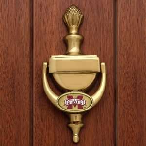   Mississippi State Bulldogs Solid Brass Door Knocker: Home & Kitchen