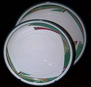 Set (2) Noritake Stoneware NEW WEST Platter/Dinner Plate  