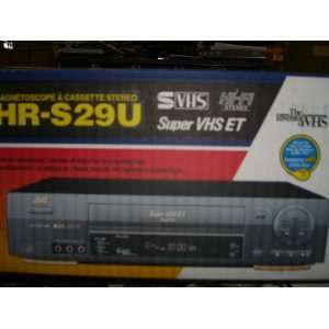 JVC Stereo Video Cassette Recorder HR S29U  Players 