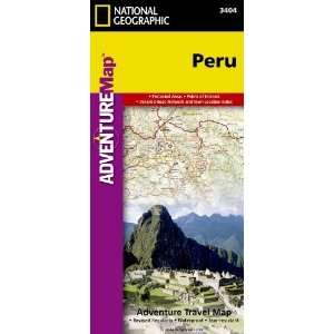   Peru (Adventure Map (Numbered)) [Map] National Geographic Maps Books