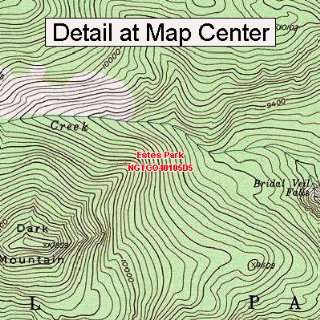  USGS Topographic Quadrangle Map   Estes Park, Colorado 