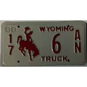  Wyoming 88 Truck License Plate: Everything Else