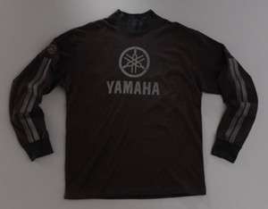 Yamaha Stacked Logo Mockneck Long Sleeve Shirt NEW  