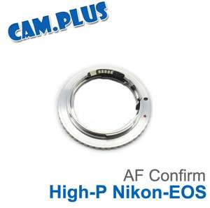   Nikon F Mount Lens To Canon EOS EF Adapter For 60D 7D High Precision
