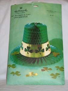 Vintage Hallmark St.Patricks Day Honeycomb Centerpiece T26  