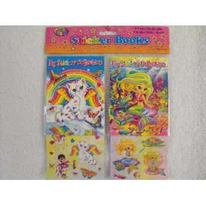  Lisa Frank Sticker Books & Stickers ~ Cat & Mermaid: Toys 