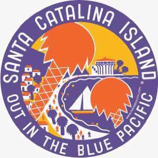  Fridgedoor Santa Catalina Island Travel Decal Magnet 