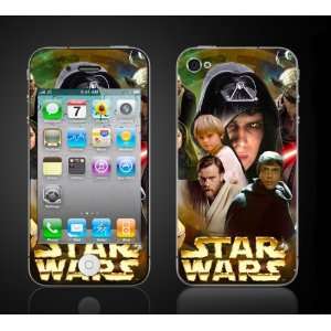 iPhone 4 Star Wars Episode Darth Aniken Luke Vinyl Skin kit fits 4th 