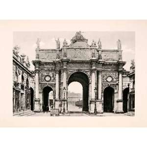  1904 Photogravure Porte Stanislas Gate Nancy Historical 