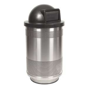  Stadium Series Outdoor Waste Receptacle with Dome Top Lid 