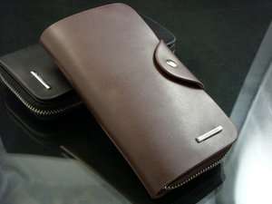 Bag Mens Leather Zip Wallet Card Case Clutch Zipper Credit Card Purse 