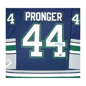  Signed Chris Pronger Uniform   Hartford Whalers NHL Rookie 