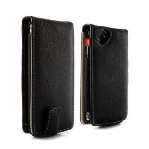   Aluminium Lined Leather Case Cover Sleeve for Sony Ericsson Xperia Arc