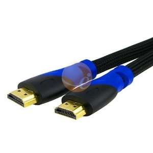   Black / Blue cable 7.6m 25ft for HdTV, Plasma, Lcd, Ps3: Electronics
