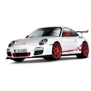  Porsche 911 (997) GT3 RS White with Red Skirts 1/18 by 