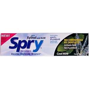 Spry Toothpaste Peppermint 4 oz (113 g) 4 Ounces