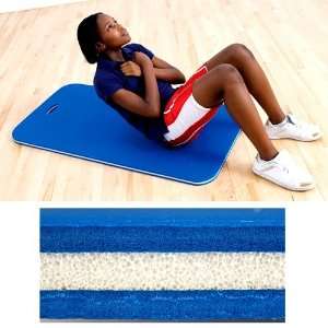  Dual Density Foam Yoga and Pilates Exercise Mat: Sports 