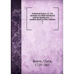   modern novel, in four volumes. 3 Clara, 1729 1807 Reeve Books