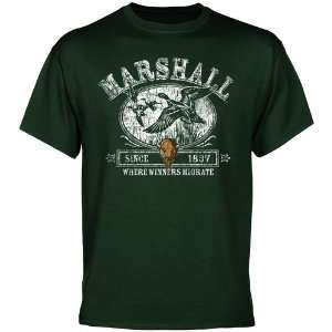  Marshall Thundering Herd Winners Migrate T Shirt   Green 