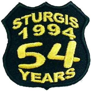  STURGIS BIKE WEEK Rally 1994 54 YEARS Biker Vest Patch 