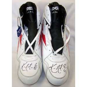 Ken Norton Autographed Game Used Spikes 