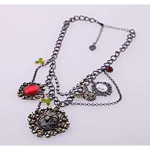 Spider Multi Charm Betsey Johnson Necklace From Dark Forest Collection