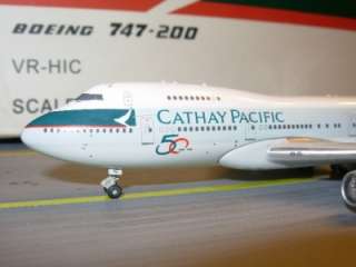Cathay Pacific 747 200 50th Anniversary 1400 scale  