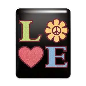   Case Black LOVE with Sunflower Peace Symbol and Heart: Everything Else