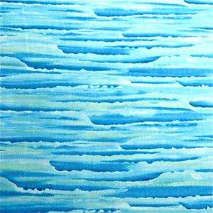 South Seas Imports Cotton Fabric, Ocean or Ice Floes FQ  